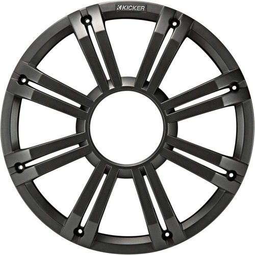  Kicker KMG12 12-Inch (30 centimeters) Grille for KM12 and KMF12 Subwoofer, LED, Charcoal