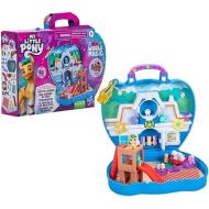 My Little Pony Mini World Magic Compact Creation Critter Corner Toy, Buildable Playset with Hitch Trailblazer Pony for Kids Ages 5 and Up