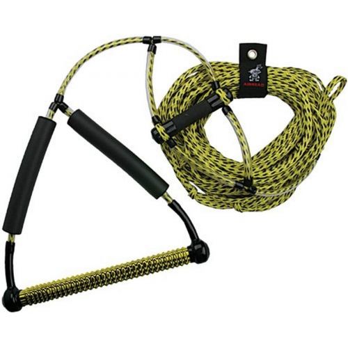  AIRHEAD Wakeboard Rope, Phat Grip, Trick Handle, Yellow