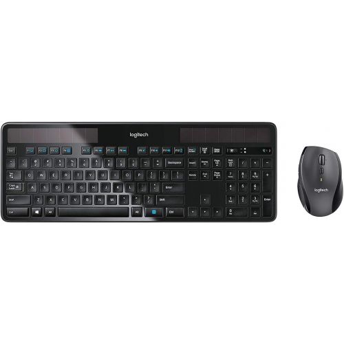 로지텍 Logitech K750 Wireless Solar Keyboard Black for Windows Solar Recharging Keyboard (with Mouse)