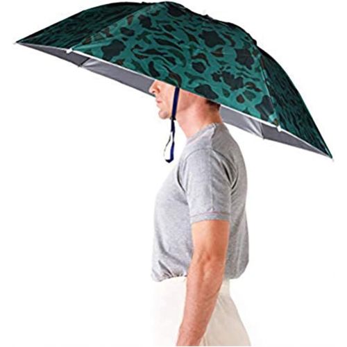  [아마존베스트]Aoneky Foldable Umbrella Hat Rain Hat Sun Hat for Outdoor Sports Golf Fishing Camping Hat Funny Joke Gift