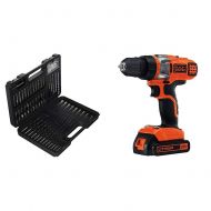 BLACK+DECKER LBXR20 20-Volt MAX Extended Run Time Lithium-Ion Cordless To with BLACK+DECKER LDX220C 20V MAX 2-Speed Cordless Drill Driver (Includes Battery and Charger)