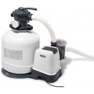 Intex Krystal Clear Sand Filter Pump for Above Ground Pools, 16-inch, 110-120V with GFCI