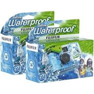 [아마존베스트]Fujifilm Disposable QuickSnap Waterproof Pool Underwater 35mm Camera, Pack of 2