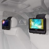 [아마존베스트]TFY Car Headrest Mount Holder for Sylvania SDVD9805 Portable DVD Player (Also fit All 7 inch - 10 inch Swivel Screen Portable DVD Player)