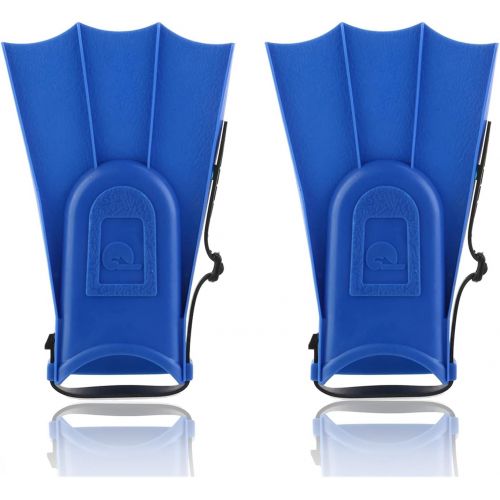  AIHONG Water Sport Kids Adjustable Flippers Fins Swimming Diving Learning Tools (Blue) for Boys Girls Men Women