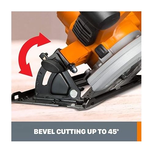  WORX 20V Cordless Power Tool Combo WX956L Drill Driver+Circular Saw+Reciprocating Saw, PowerShare, 2 * 2.0Ah Batteries & Charger Included