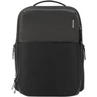 Incase A.R.C. Daypack, 19.5L - Travel Computer Backpack & 16 Inch Laptop Bag w/MacBook, iPad, RFID & Travel Pass Pockets - Sustainable & Water-Resistant Tech Backpack, Black (17.5in x 11.4in x 6.2in)