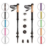 Montem Ultra Strong Hiking/Walking/Trekking Poles - One Pair (2 Poles)