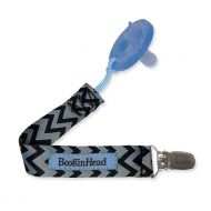 BooginHead - PaciGrip Pacifier Clip and Pacifier Holder with Universal Loop - Seattle Chevron, Blue,...