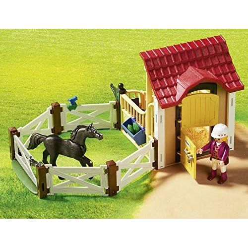 플레이모빌 PLAYMOBIL Horse Stable with Araber Building Set