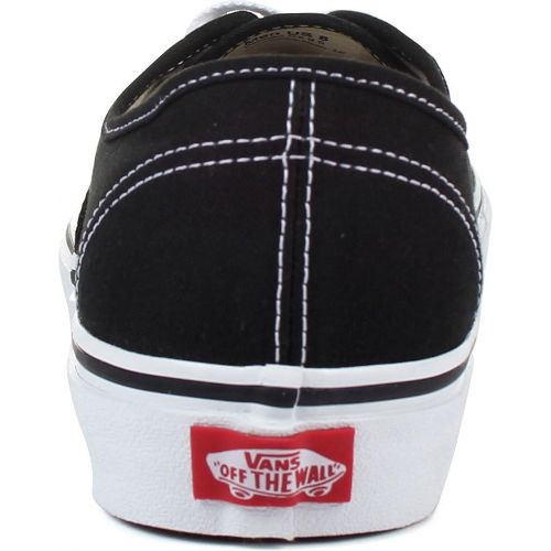 반스 Vans Authentic Classic, Unisex Adult Low Top Lace-up Trainers, Black (Black/White)