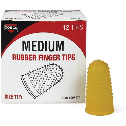 CoscoProducts Cosco Rubber Finger Pads, Medium (098173)