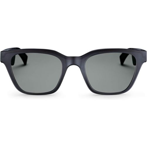 보스 [아마존베스트]Bose Frames - Audio Sunglasses with Open Ear Headphones, Black, with Bluetooth Connectivity with a Mirrored Silver Replacement Lens