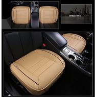 Amooca Breathable Car Interior Seat Covers Cushion Pad Mat for Auto Supplies Office Chair with PU Leather (20.4719.29Inches)2Pcs