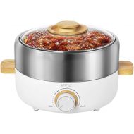 [아마존베스트]Sonya SYHP-2B High End Multi-Functional Non Stick Electric Shabu shabu Hot Pot 4-in-1 Super Cooker, Bonus BBQ Grill Pan