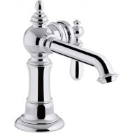 KOHLER K-72762-9M-CP Artifacts Single-handle bathroom sink faucet, Polished Chrome