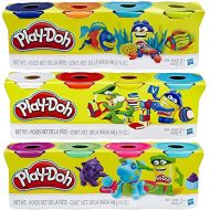 [아마존베스트]Play-Doh HASB5517BAMZ 4-Pack of Colors Gift Set Bundle (12 Cans-48 Oz)