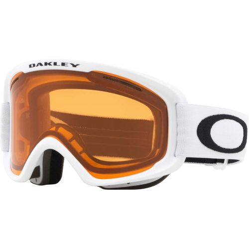 오클리 Oakley O Frame 2.0 Snow Goggle, Matte White, Medium, Persimmon Lens
