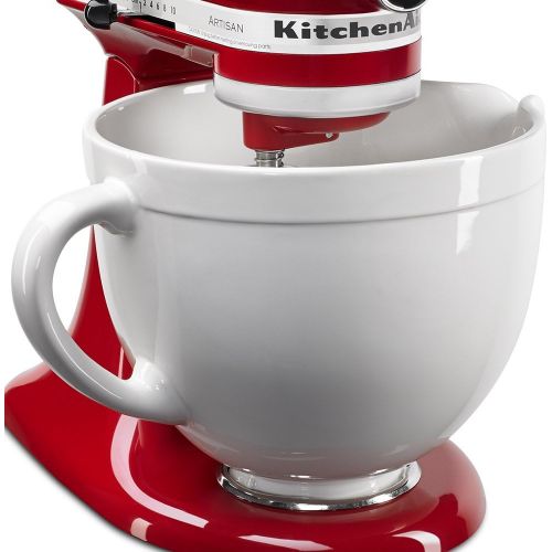 키친에이드 KitchenAid KSMCB5LW 5-Qt. Tilt-Head Ceramic Bowl - White Chocolate