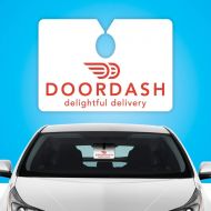 Sebastian Branding | Marketing | Hosting Support Products Made for Rideshare and Delivery Drivers  Doordash Mirror Hanger