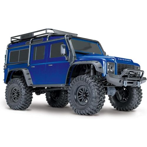 트랙사스 Traxxas 82056-4-BLUE TRX-4 Scale and Trail Crawler with Land Rover Defender Body