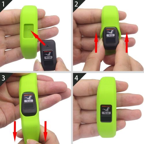  [아마존베스트]NotoCity Compatible Garmin Vivofit 3 Watch Band Sport Watch Strap for Garmin Vivofit JR/Vivofit JR 2/Vivofit 3(Flower/Starry/Teal,Small)
