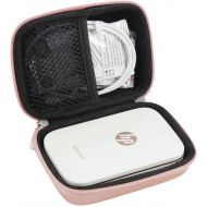Hard EVA Travel Case for HP Sprocket Portable Photo Printer by Hermitshell (Rose Gold)