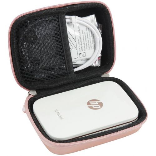  Hard EVA Travel Case for HP Sprocket Portable Photo Printer by Hermitshell (Rose Gold)