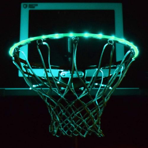  GlowCity Light Up LED Rim Kit with LED Basketball Included