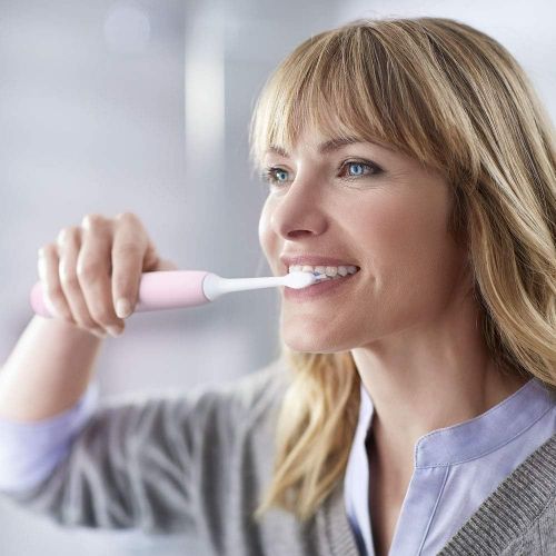 필립스 Philips HX6876/29 Electric Toothbrush for Adults, Sonic Toothbrush, Pink, White Electric Toothbrush (Battery, Lithium Ion Battery, 110 220V, 1 2 Pieces(S))