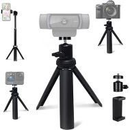 NexiGo Lightweight Mini Tripod for Camera/Phone/Webcam, Extendable Stand, for NexiGo Logitech Webcam C920 C922 C925e C922x C930e C930 C615 Brio and Other Devices with 1/4