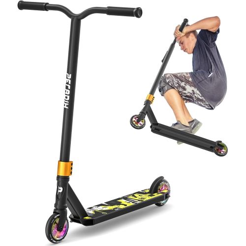  Peradix Pro Scooter - Trick Scooter - Beginner Stunt Scooter for Kids Ages 6-12, Professional Street Scooter for Freestyle Tricks, All-Metal Body Scooter Toys Gifts for Boys Girls