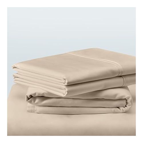 템퍼페딕 TEMPUR Classic Cotton Sheet Set Sandstone - Queen