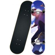 chengnuo Complete Skateboards Mini Longboard Anime SK8 The Infinity 7 Layer Deck Outdoor Gift - LANGA Pattern
