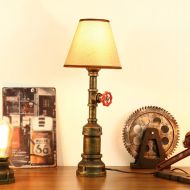 MILUCE American Village Creative LED Retro Gift Bar Cafe Industrial Fountain Tube Lamps Desk Bedside