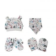 D Darlyng & Co. Darlyng & Co.s Newborn Baby Essentials Gift Set (6 Pieces) 0-6 Months: Includes- Hat, Scratch Mitten, Bib, Booties