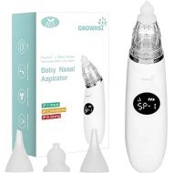 GROWNSY Baby Nasal Aspirator Baby Nose Sucker Baby Nose Cleaner, Automatic Booger Sucker for Baby, Rechargeable, with Pause & Music & Light Soothing Function