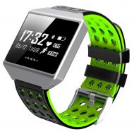 WRRAC-Monitors Bluetooth Smart Bracelet Fitness Calorie Step Counter with Heart Rate Monitor Blood Pressure Suitable for Kids Men Women for Android 4.4 or iOS 8.2 and Above Only
