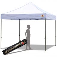 ABCCANOPY Pop up Canopy Tent Commercial Instant Shelter with Wheeled Carry Bag, 10x10 FT WHITE