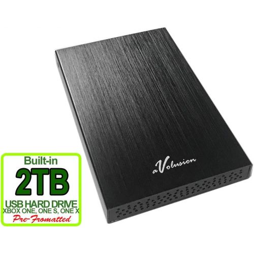  Avolusion HD250U3 2TB USB 3.0 Portable External Gaming Hard Drive (for Xbox One, Pre-Formatted) - 2 Year Warranty