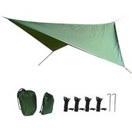 通用 Outdoor Camping Hammock Canopy Waterproof Sunscreen Tent Square Rhombus