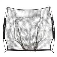 Champion Sports Baseball Softball Net: Rhino Flex Baseball/Softball Pitching and Batting Training Net - Portable Hitting and Throwing Practice Net