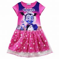 WNQY Vampirina Little Girls Dress Princess Cartoon Party Dress