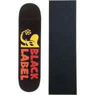 Black Label Skateboards Black Label Skateboard Deck Elephant Sector Yellow 8.0 x 31.875 with Grip