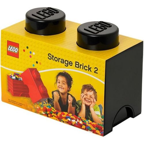  LEGO Black Storage Box Brick 2