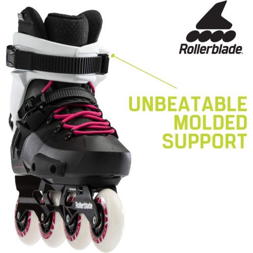 롤러블레이드 [아마존베스트]Rollerblade Twister Edge Womens Adult Fitness Inline Skate, Black and Magenta, High Performance Inline Skates