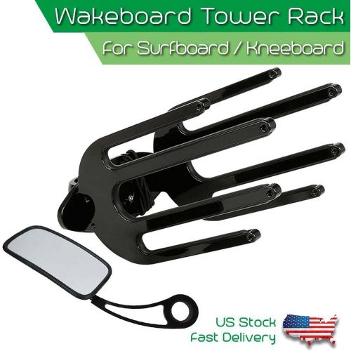 Tengchang CNC Wakeboard Tower Rack Tower Holder Aluminum Fit for 2 2.25 2.5 and Wakeboard Mirror