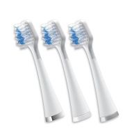 Waterpik Triple Sonic Tooth Brush Heads Replacement, Complete Care, STRB-3WW, 3 Count (Pack of 1), White