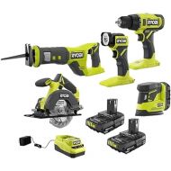 RYOBI 18V ONE+ 5-Tool Combo Kit With Batteries & Charger 18 Volt